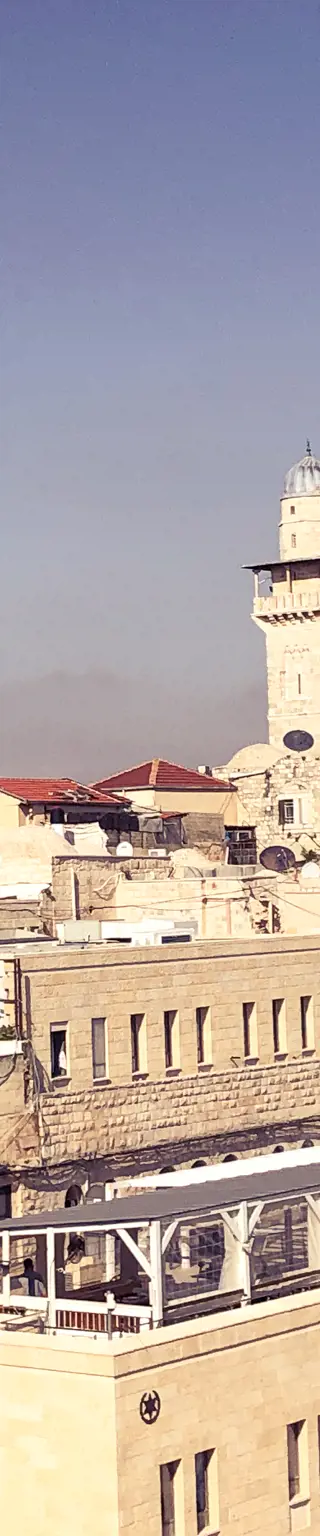 Lass dich in Jerusalem in der Zeit zurück versetzen